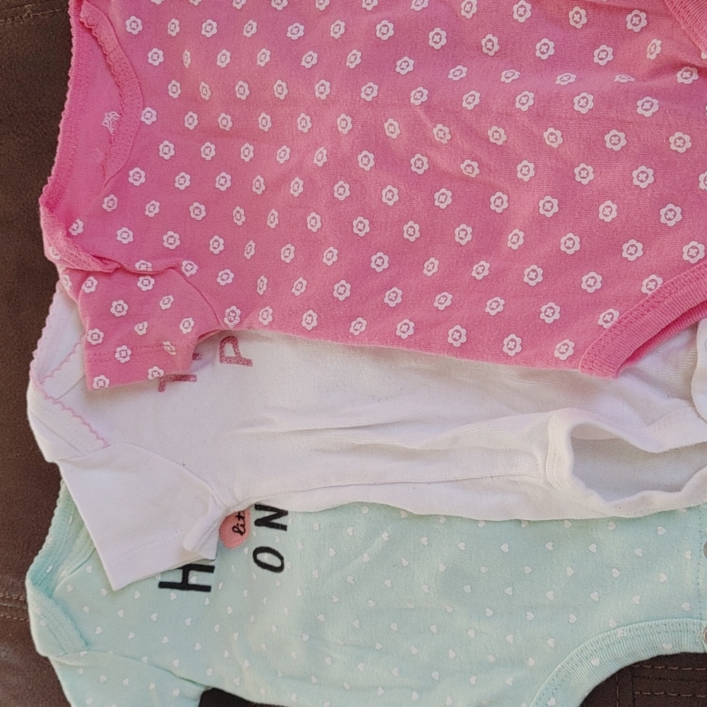 3 for 1 onesies for baby girl